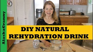 DIY Natural Rehydration Drink Homemade Electrolyte Hydration Recipe Liquid IV Covid Cold Flu [upl. by Ramak]