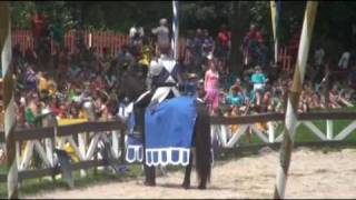 Knights joust at Pennsylvania Renaissance Faire [upl. by Jt996]