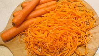 How to Julienne carrots in 3 way خلال زردك طرز خلال به سه طريقه [upl. by Sina958]