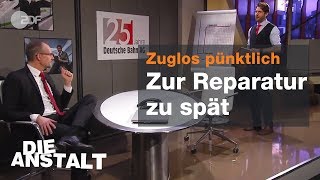 25 Jahre Bahnreform eine Erfolgsgeschichte  Die Anstalt vom 29012019  ZDF [upl. by Yelhsa]