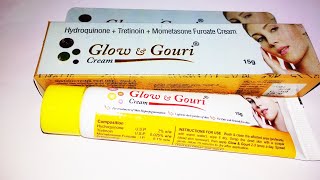 Glow amp Gouri Cream Uses Benefits Side Effects Review In Hindi  Remove Pigmentation Melasma [upl. by Nyra]