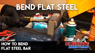 How to bend flat steel bar [upl. by Reteip722]