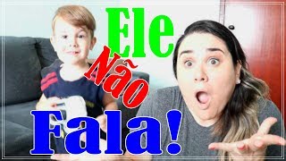 MEU FILHO AINDA NÃO FALA Meu Filho tem 3 anos e não sabe falar ATRASO DE FALA [upl. by Lamrouex]