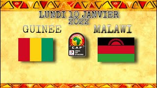 Guinée 🇬🇳  Malawi 🇲🇼  Zoom sur le match CAN 2021 [upl. by Nitsuj]