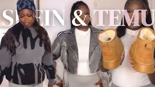 TRY ON HAUL SHEIN amp TEMU automne 2023 🍂🍁 [upl. by Asel]