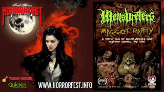 MENSVRETERS MAGGOT PARTY  Gory Short Film Streaming at the HORRORFEST in SHADOW REALM Vol 2 [upl. by Cynarra]