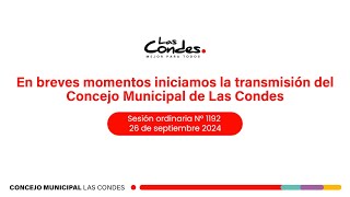 Concejo municipal Sesión 1192 26092024 [upl. by Puduns]