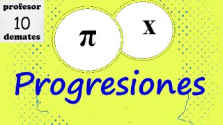 Progresiones aritméticas y geométricas TRUCOS ejercicios resueltos 02b [upl. by Darahs236]