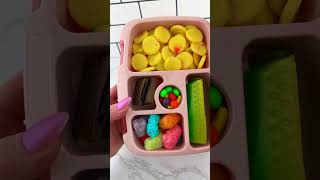 Packing School Lunch with CANDY Food BENTO Box part 2 Satisfying Video ASMR asmr 🍭🍫 [upl. by Eiramassenav]