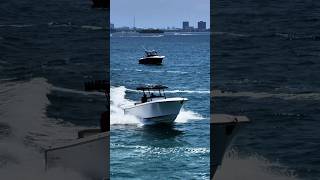 Seawell 290 CC SPEEDS through Haulovet Inlet fishingboat hauloverinlet [upl. by Aruat]