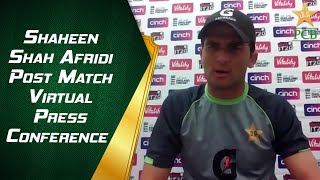 Shaheen Shah Afridi Post Match Virtual Press Conference  ENGvPAK  PCB  MA2E [upl. by Neirol]