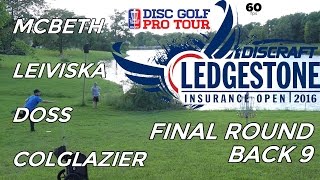 2016 Ledgestone Open Final Round Back 9 McBeth Leiviska Doss Colglazier [upl. by Ohl]