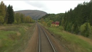 956 Hours Train Journey to the Norwegian Arctic Circle FALL 1080HD SlowTV [upl. by Leerzej]