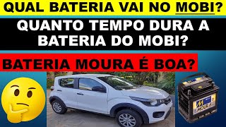 Qual bateria é utilizada no Fiat Mobi 10 ano 2023 Marca da bateria Quanto tempo dura Trocar [upl. by Columbus330]