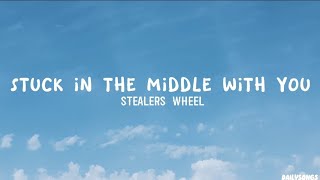 Stealers Wheel  Stuck In The Middle With You lyrics [upl. by Levi]