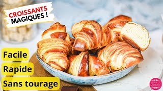 Les croissants magiques  Facile rapide sans tourage  recette inratable 🥐 [upl. by Heather896]