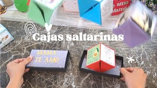 Como hacer CAJAS SALTARINAS 🎉🎊 SORPRENDE A LOS QUE MAS QUIERAS 🎲😍 [upl. by Ecinehs]