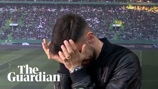 Emotional Bruno Fernandes gives final Sporting interview [upl. by Ozneral]