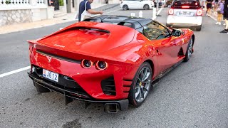 Ferrari 812 Competizione Driving in Monaco [upl. by Nicholle]