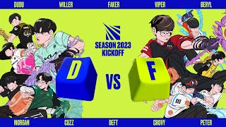 FULL VOD Team Faker vs Team Deft  SEASON 2023 KICKOFF [upl. by Bullough279]