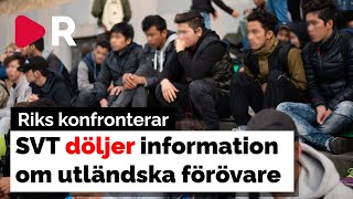 SVT undanhåller fakta om gymnasieafghanen som våldtog 80åring [upl. by Enileve]