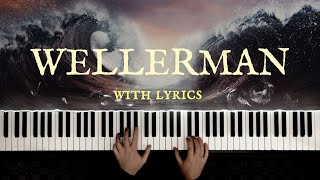 WELLERMAN Sea Shanty WITH LYRICS  Piano Cover by Paul Hankinson [upl. by Nekciv]