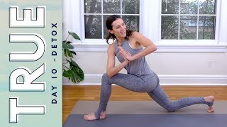 TRUE  Day 10  DETOX  Yoga With Adriene [upl. by Auohs]