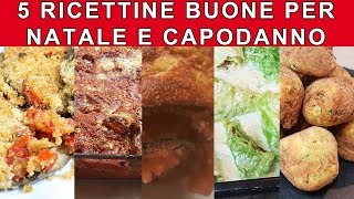 5 RICETTE PER NATALE E CAPODANNO CON LE VERDURE  Carlo Gaiano [upl. by Gowon]