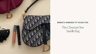 Find Your Fit The Christian Dior Saddle Bag Size Comparison [upl. by Alah515]