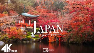 FLYING OVER JAPAN 4K UHD Amazing Beautiful Nature Scenery with Relaxing Music  4K VIDEO ULTRA HD [upl. by Aubin269]