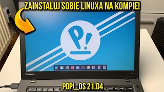 👉🏻Jak zainstalować Linuxa na komputerze Na przykładzie POPOs 2104  Linux dla początkujących 2 [upl. by Eizdnil]