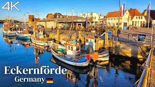 Eckernförde 4K Walking Tour of Historical Port City of Germany  A Charming Coastal Town [upl. by Rashidi]