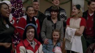 GLEE Full Performance of Do They Know Its Christmas [upl. by Kelwunn]