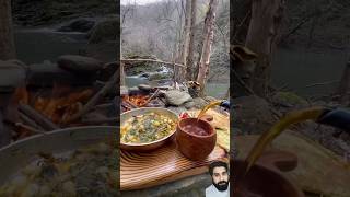 Cooking Herbs in the Wild outdoorcooking cooking food [upl. by Ahsik619]