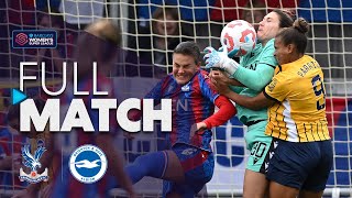 Full Match Crystal Palace v Brighton amp Hove Albion  Barclays WSL 202425 [upl. by Oiramej]