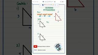 TEOREMA PYTHAGORAS PART 1 matematikakelas8 matematika [upl. by Anaya]