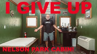 Nelson Park Cabin Solo Camping in Iowa [upl. by Eissirc]