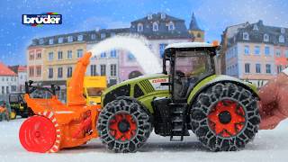 John Deere 9620RX  04055  Bruder Spielwaren [upl. by Nylek]