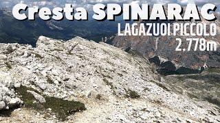 LAGAZUOI Piccolo e Cresta dello SPINARAC  Anello da Passo Falzarego  Dolomiti Ampezzane [upl. by Haraf]