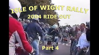 Bristol Mod Scooter Club  Isle of Wight Rally 2004 filmed by Bernie Edwards  Part 4 Not 2023 [upl. by Fowle]