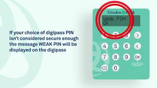 How to set up your Triodos Bank digipass [upl. by Aennaej]