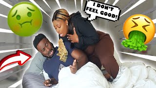 THROW UP PRANK ON HUSBAND hilarious [upl. by Anig]