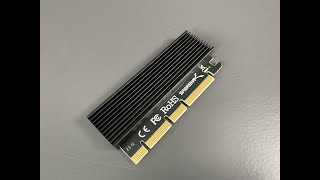 Sabrent NVMe to PCIe installation [upl. by Abernon162]