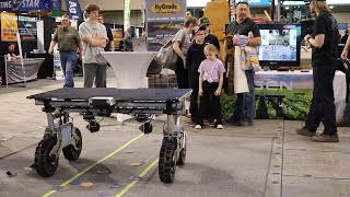 WeedKilling Robot Showed Off at ISBI [upl. by Colwin]