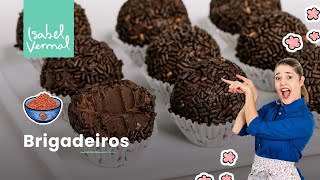 Brigadeiros de chocolate receita fácil e rápida  TeleCulinária [upl. by Ennaerb]