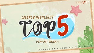 UNBELIEVABLE PLAYS FROM WEEK 1  IVA JUNE TOP 5 HIGHLIGHTS [upl. by Siraved]