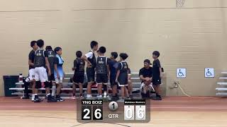 YngBoiz vs Wahiawa Warriors  82424 YBOA Summer League 6th Grade [upl. by Ecurb861]