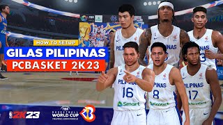 How to setup FIBA 2K Mod in NBA 2K23  PC Basket 2K23 Shuajota [upl. by Assirahc]