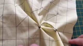 How to do Smocking for a diamond shaped cushion by rose [upl. by Eidissac]