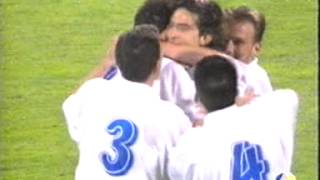 Recopa 199495Gol de Esnaider2Real ZaragozaChelsea [upl. by Hamirak]